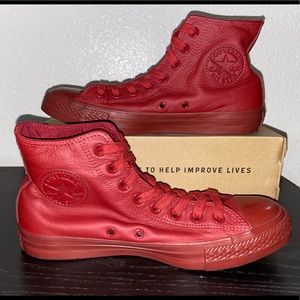 Chuck Taylor All Star High Burgundy Leather